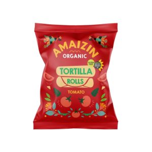 Amaizin Tortilla rolls tomat (Cornrolls) 100g